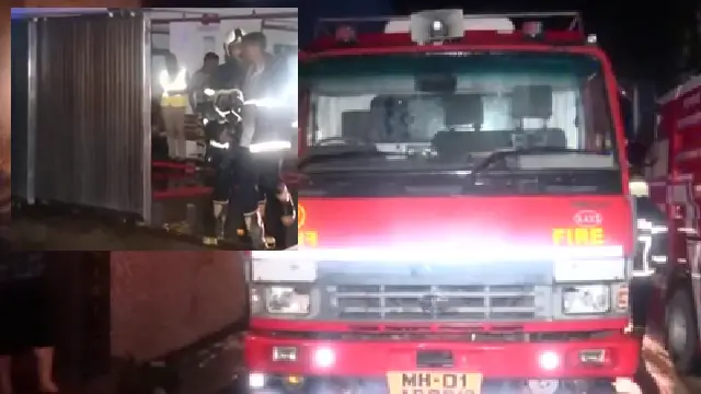 Apartment fire in Mumbai Apartment fire in Mumbai
