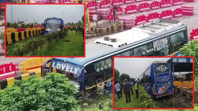 Bus accident in Cuttack Bus accident in Cuttack