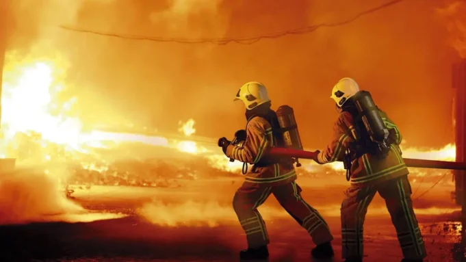 Car showroom fire in Berhampur