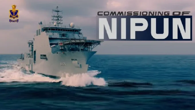 Indian Navy Commissions INS Nipun Indian Navy Commissions INS Nipun