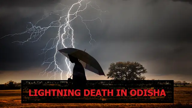 Lightning death in odisha Lightning death in odisha