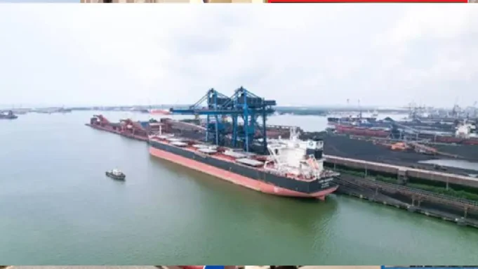 Panama flagged cargo ship