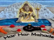Famous sand artist Sudarsan Pattnaik creates mesmerising Shiva sculpture to mark Shravan somvar in Odisha Shravan somvar in Odisha