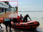 Stranded Kendrapara school students rescued from flash floods by ODRAF Stranded Kendrapara school students