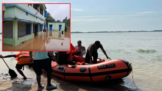 Stranded Kendrapara school students