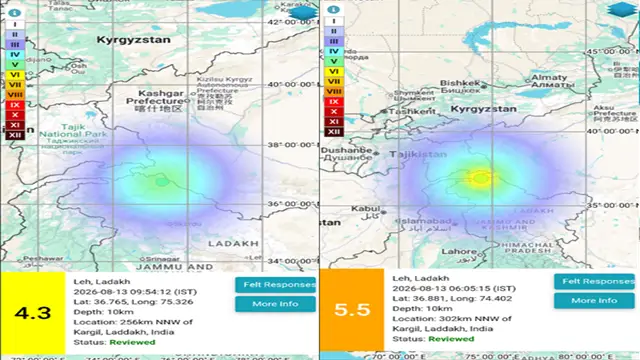 earthquake in ladakh earthquakes in ladakh
