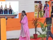 President Droupadi Murmu offers prayers to Lord Dhabaleswar in Berhampur Droupadi Murmu offers prayers