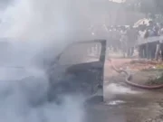 4 charred to death, 1 critical as moving car catches fire in Madhya Pradesh Car catches fire