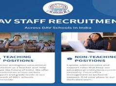 DAV Recruitment notification 2026 for teaching and non-teaching posts, apply at the earliest DAV Recruitment notification
