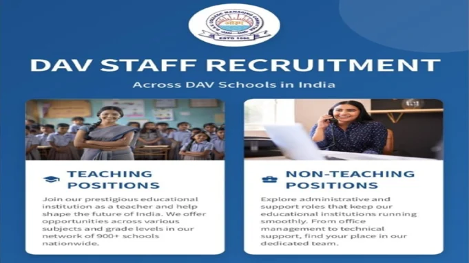DAV Recruitment notification DAV Recruitment notification
