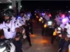 Flickering light for Traffic Police personnel in Bhubaneswar during night patrolling Flickering Light for Traffic Police
