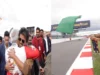 CM Vijay meets Ajith and waves flag in Le Mans Cup at Silverstone, video goes viral CM Vijay meets Ajith