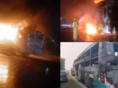 Bus fire in Uttar Pradesh: 9 killed, government announces Rs. 2 lakh ex-gratia Bus fire in Uttar Pradesh