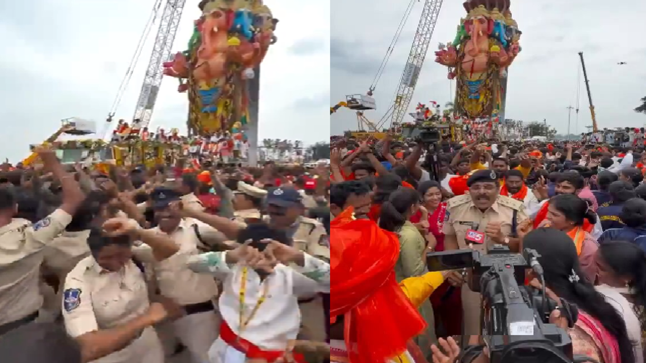 cops dance at ganesh visarjan cops dance at ganesh visarjan