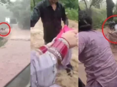 Newly-wed couple saves biker from floods, internet cannot stop praising their act of kindness couple saves biker from floods