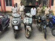 Gang of looters arrested in Bhubaneswar, 5 bike and scooters seized looters arrested in Bhubaneswar
