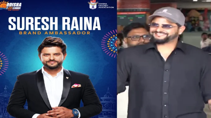 suresh raina in bhubaneswar suresh raina in bhubaneswar