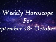 Weekly Horoscope for September 28- October 4: Know how the Venus Retrograde will affect your sign weekly horoscope for September 28 to October 4