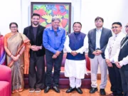 Kapil Dev and Ranveer Brar meet Odisha CM during inauguration of Odisha Travel Bazaar Odisha CM meets Kapil Dev