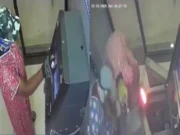 Unique ATM loot in Telangana, men arrive in nighties and commit heist: WATCH atm loot in telangana