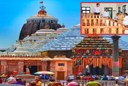 Dhadi darshan in Puri soon, Law Minister reviews progress of construction work dhadi darshan in Puri