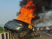 EV catches fire in Andhra Pradesh: 4 members of a family killed on the spot ev catches fire in andhra