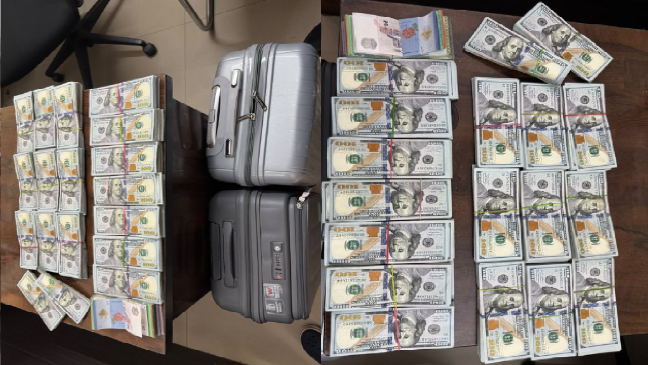 foreign currency seized in Hyderabad foreign currency seized in Hyderabad